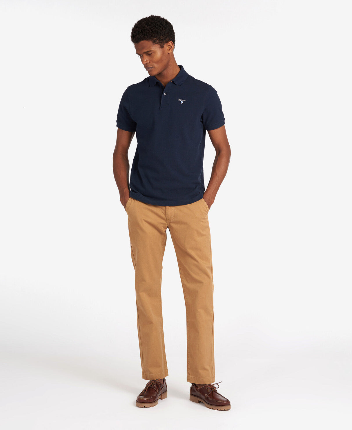 Barbour Original Sports Tailored Polo Shirt - New Navy
