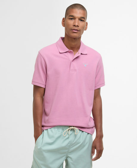 Barbour Original Sports Tailored Polo Shirt - True Pink