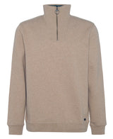 Barbour Nelson Half Zip Sweatshirt - Stone Marl