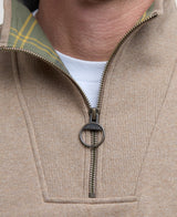 Barbour Nelson Half Zip Sweatshirt - Stone Marl