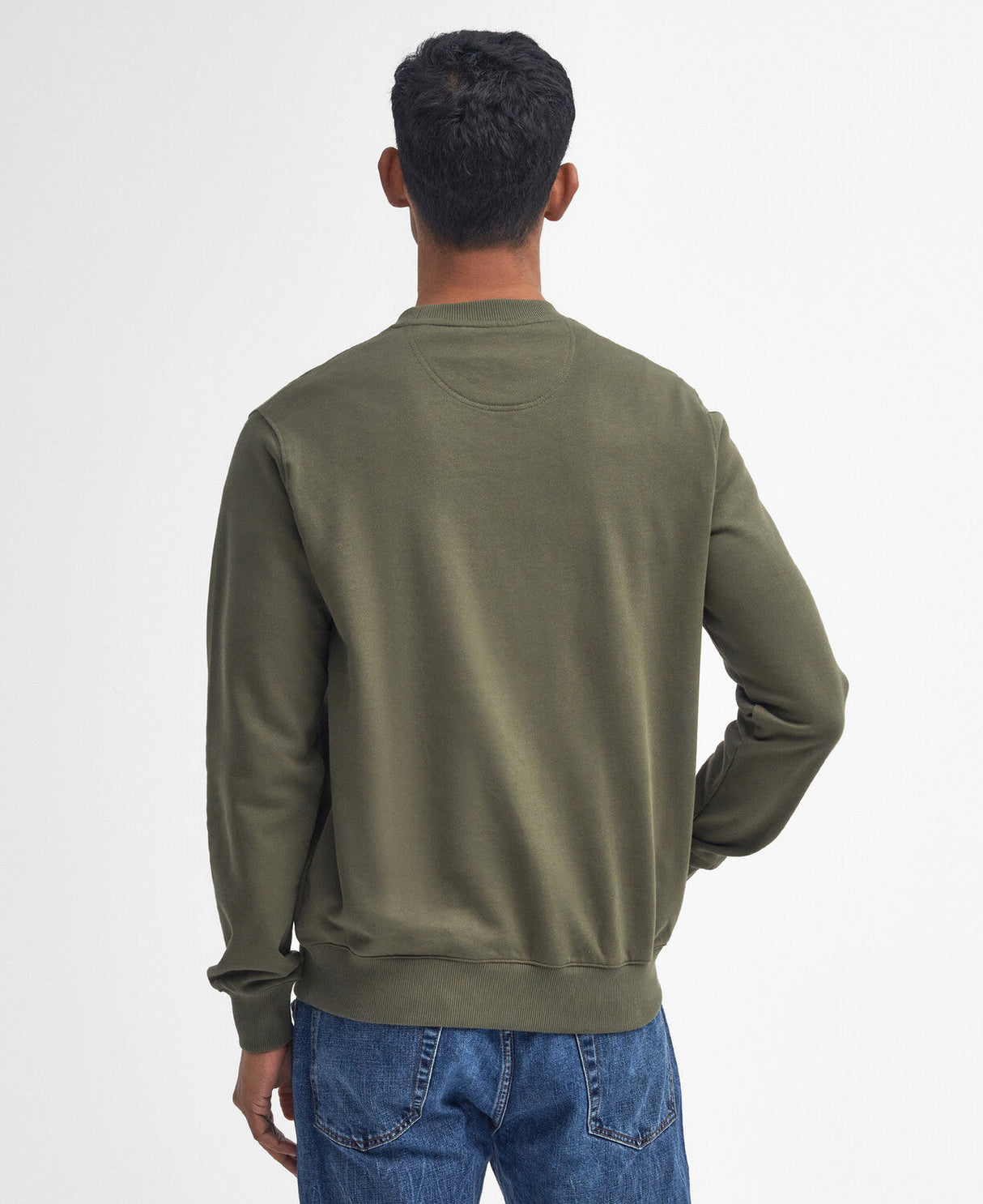 Barbour Beckhill Crew Neck Sweatshirt - Mid Olive