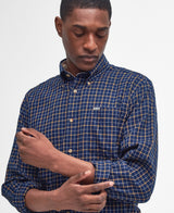 Barbour Bank Tattersall Regular Shirt - Navy