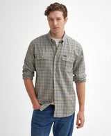 Barbour Foss Regular Thermo Weave Checked Shirt - Blue