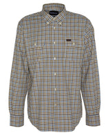 Barbour Foss Regular Thermo Weave Checked Shirt - Blue