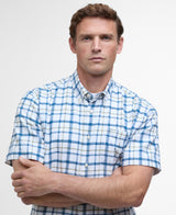 Barbour Glover S/S Linen Blend Regular Fit Shirt - Navy