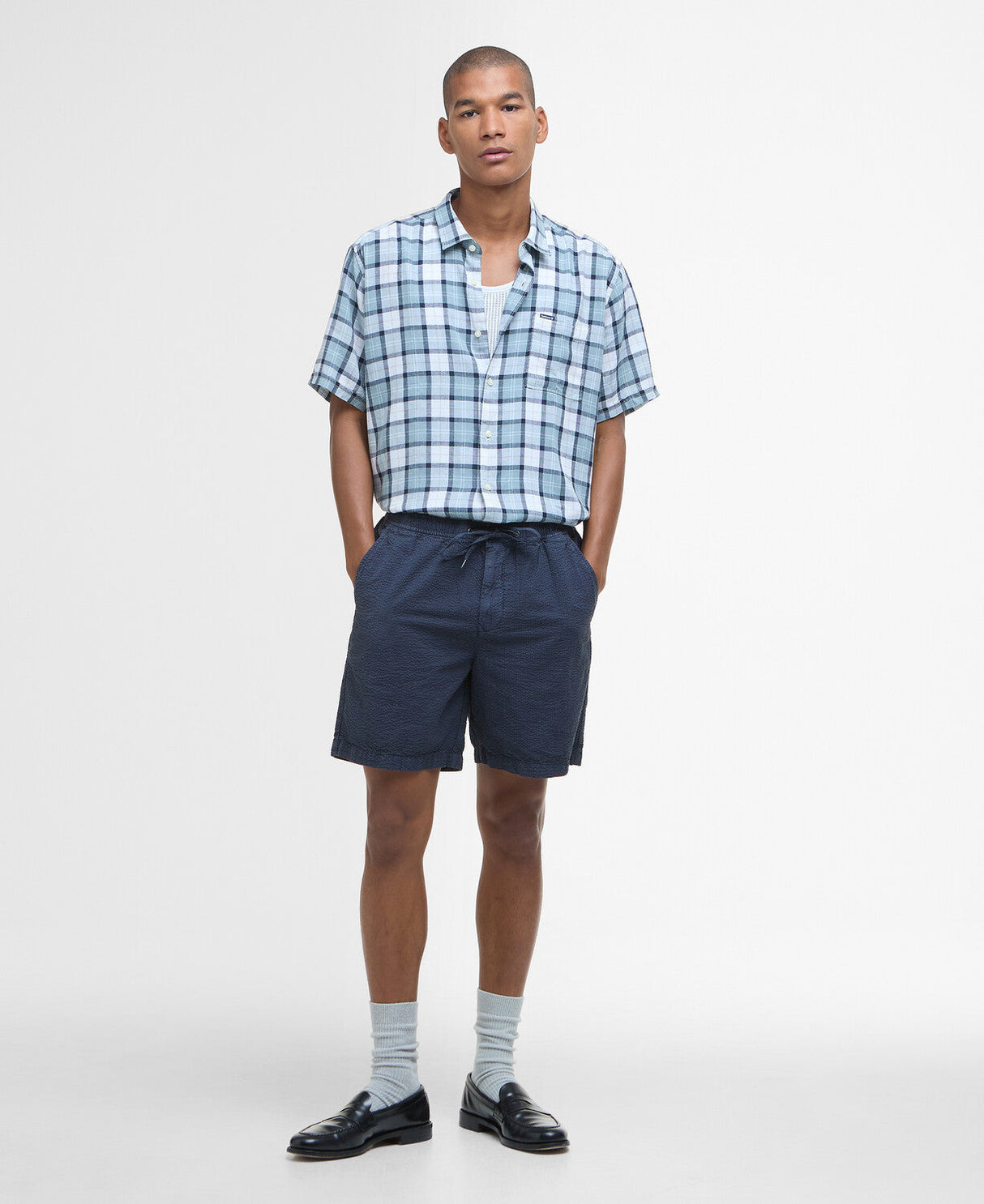Barbour Midfield Tartan Summerfit Shirt - Northshore Tartan