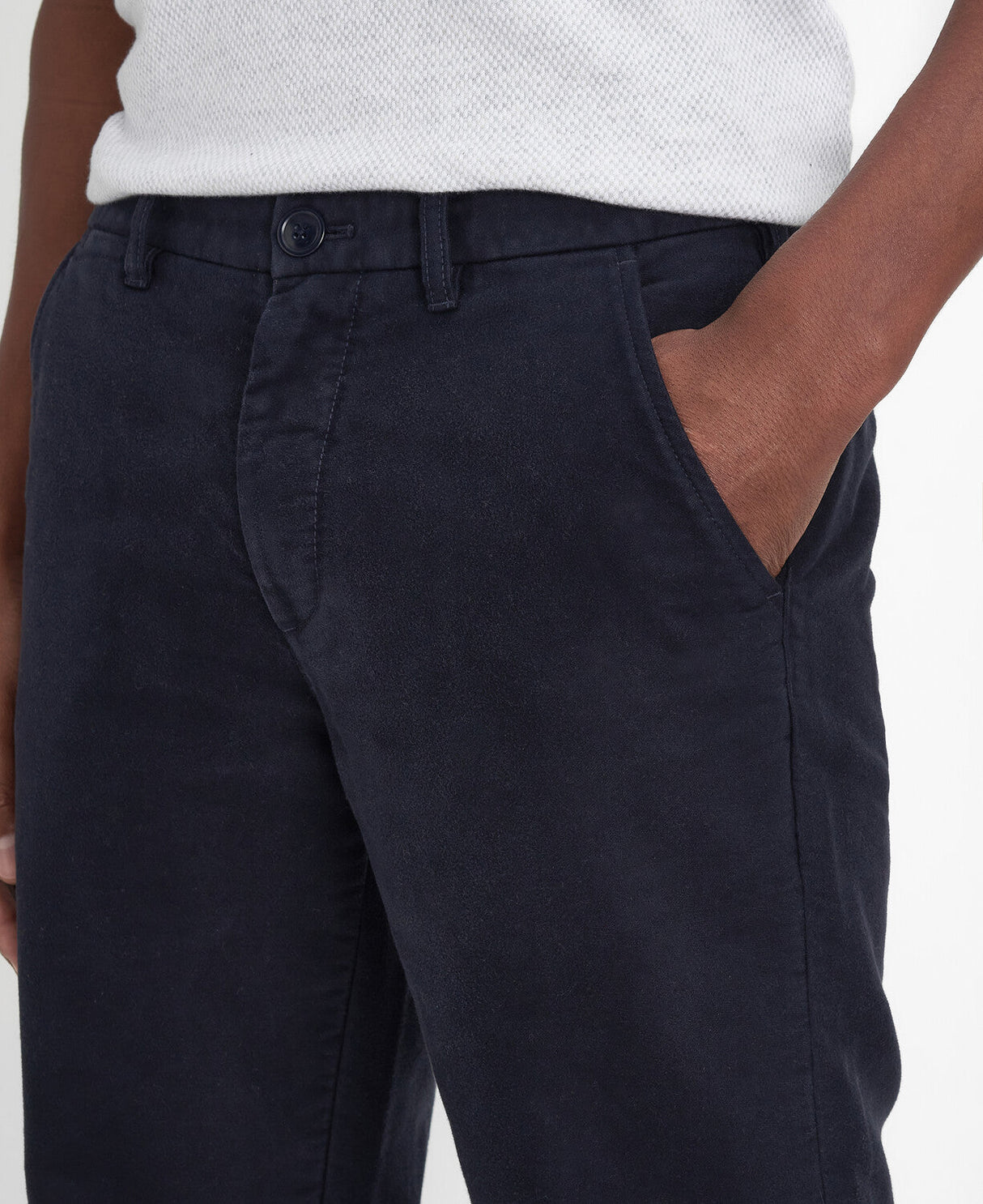 Barbour Moleskin Tailored Trouser - Navy