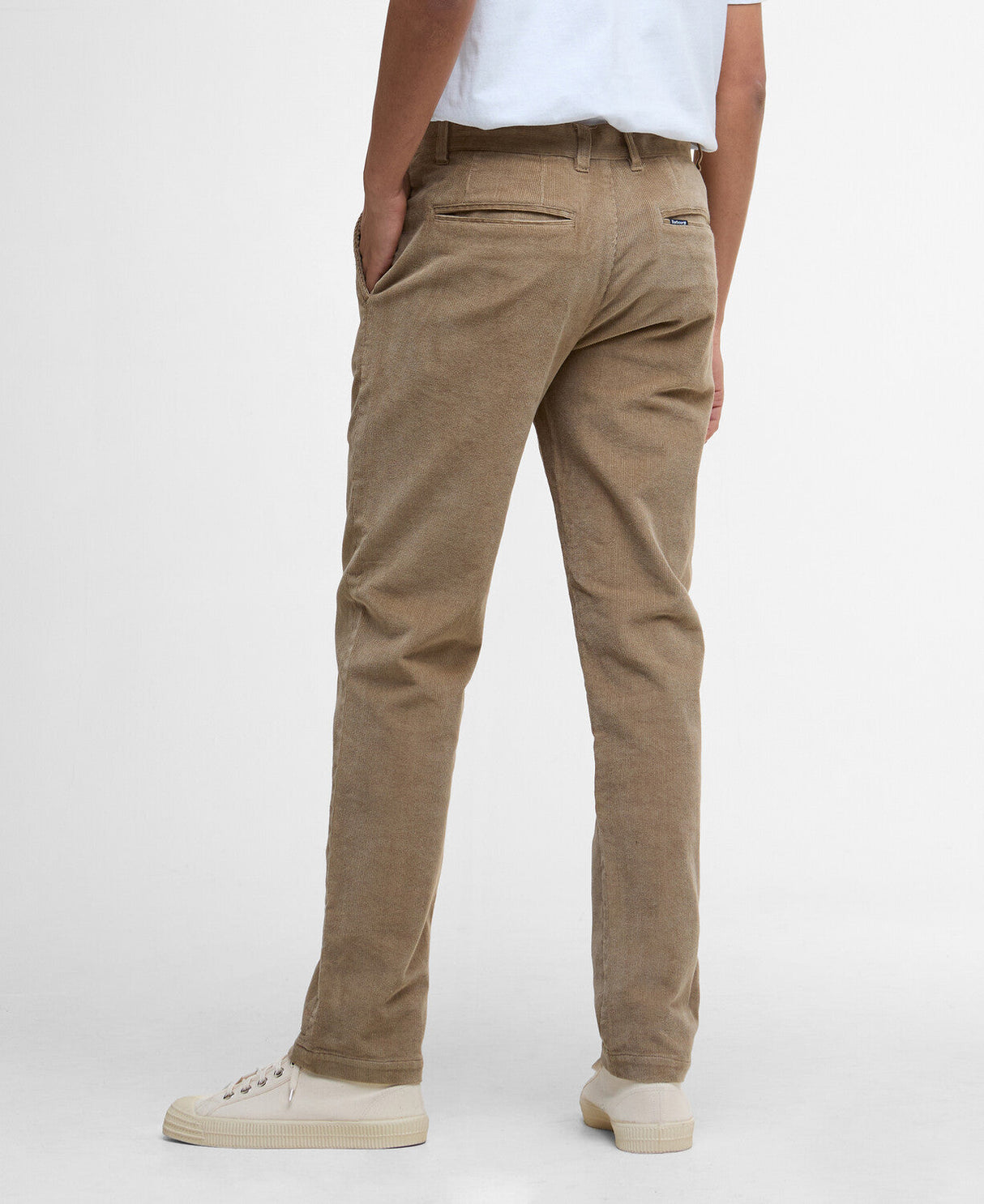 Barbour Stretch Cord Tailored Trouser - Washed Stone