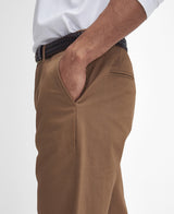 Barbour Sueded Sateen Tailored Trouser - Sandstone
