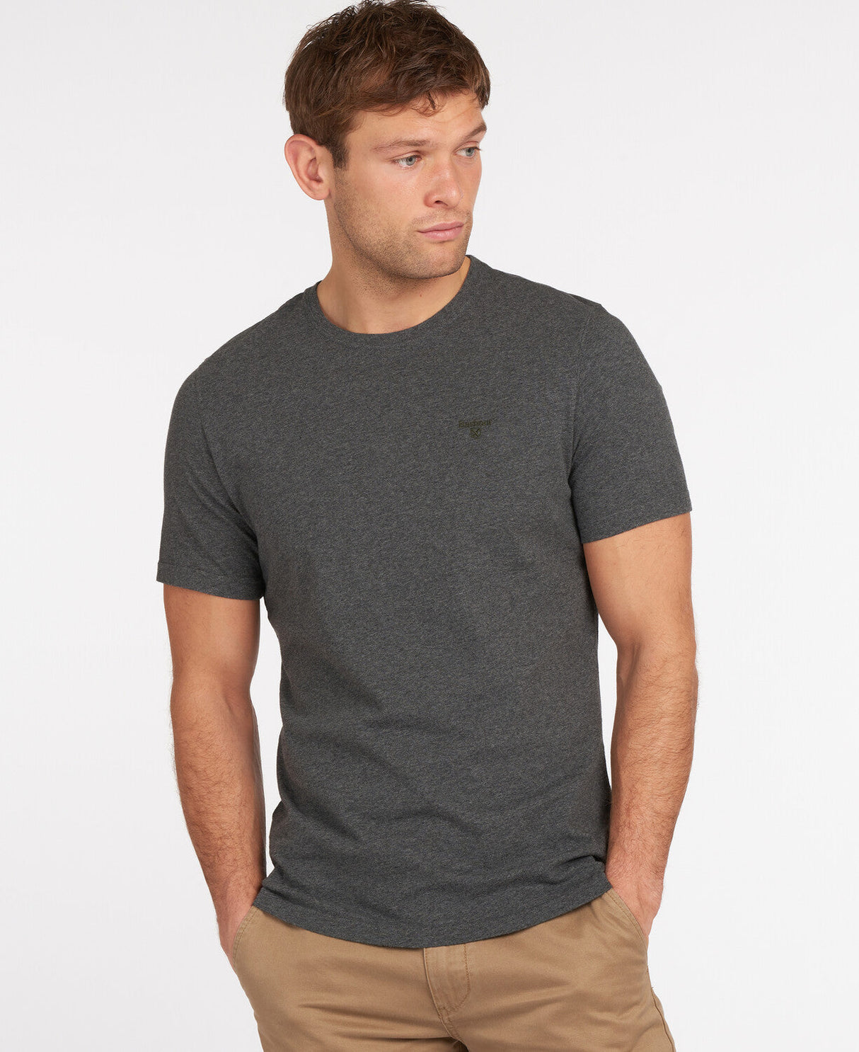 Barbour Essential Sports Tee - Slate Marl