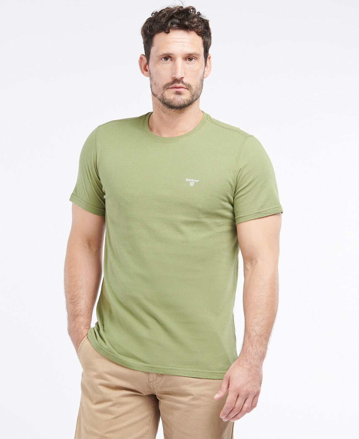 Barbour Essential Sports T-Shirt - Burnt Olive