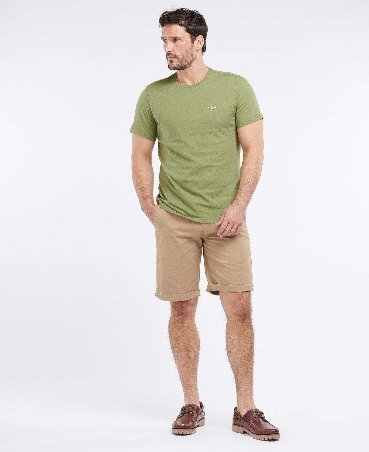 Barbour Essential Sports T-Shirt - Burnt Olive