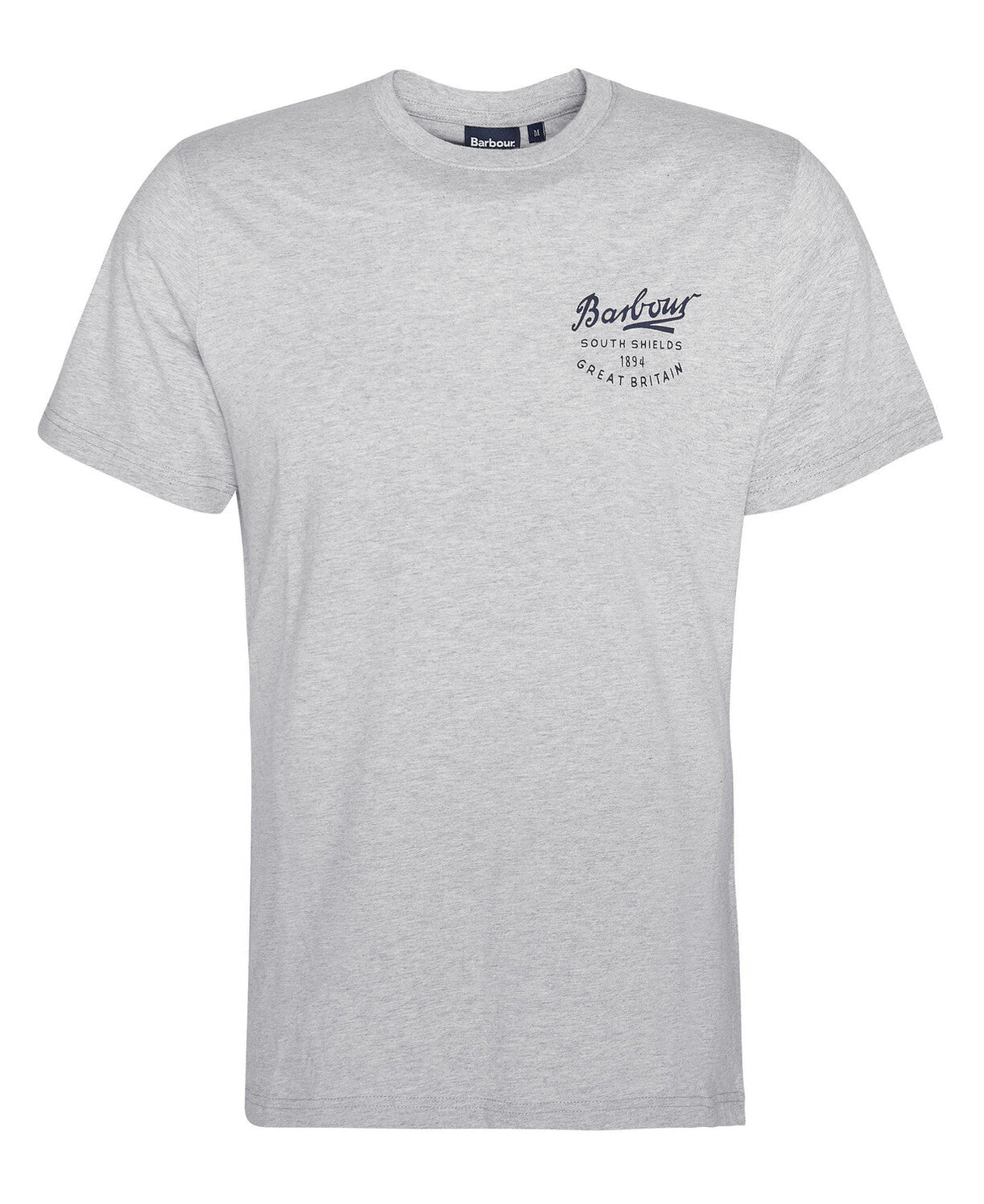 Barbour Script Graphic T-Shirt - Grey Marl