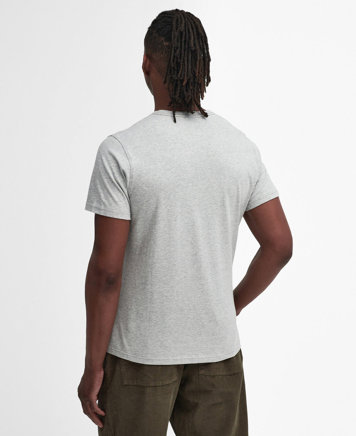 Barbour Script Graphic T-Shirt - Grey Marl