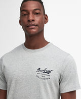 Barbour Script Graphic T-Shirt - Grey Marl