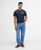 Barbour Script Graphic T-Shirt - Navy