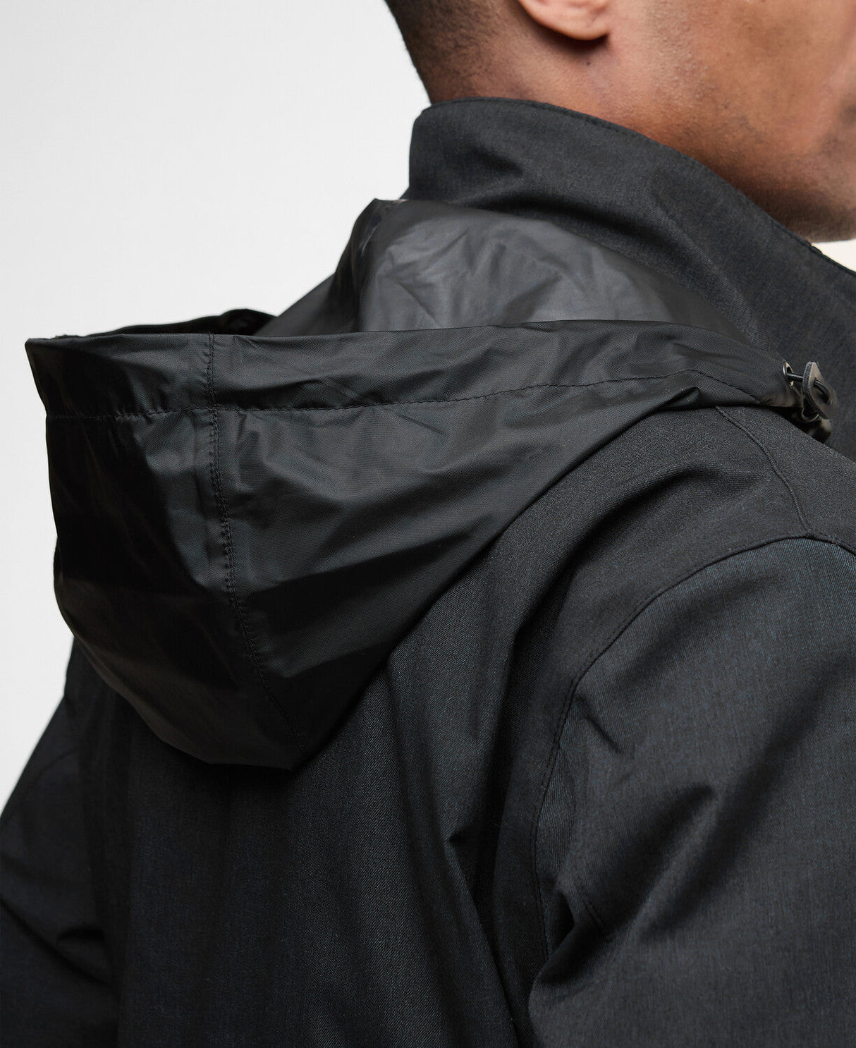 Barbour Winter Powell Waterproof Jacket - Black