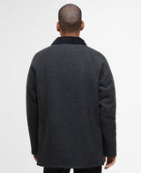 Barbour Bedale Wool Jacket - Dark Grey Marl/Tartan