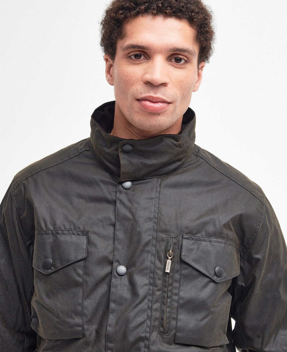 Barbour Sapper Wax Jacket - Olive/Classic