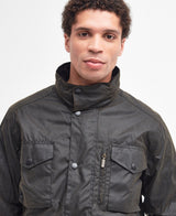 Barbour Sapper Wax Jacket - Olive/Classic