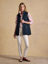Joules Heritage Longline Gilet - Navy*