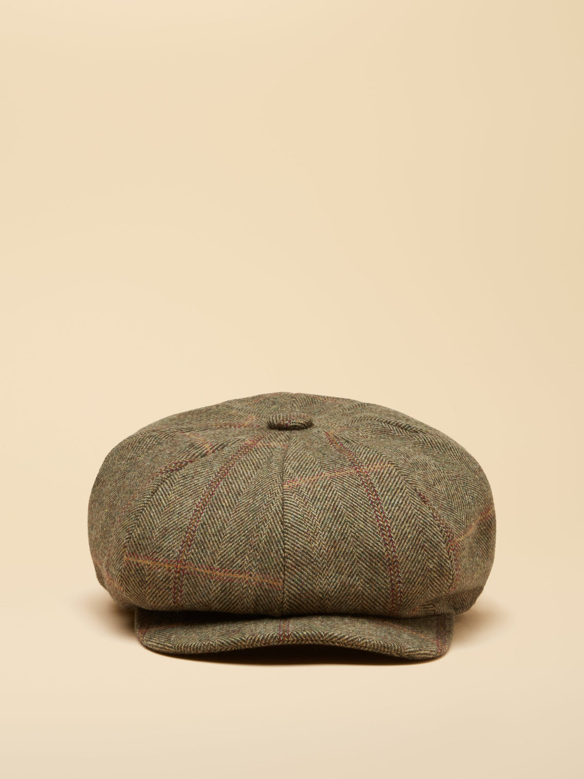 Joules Harrogate Bakerboy - Khaki Tweed
