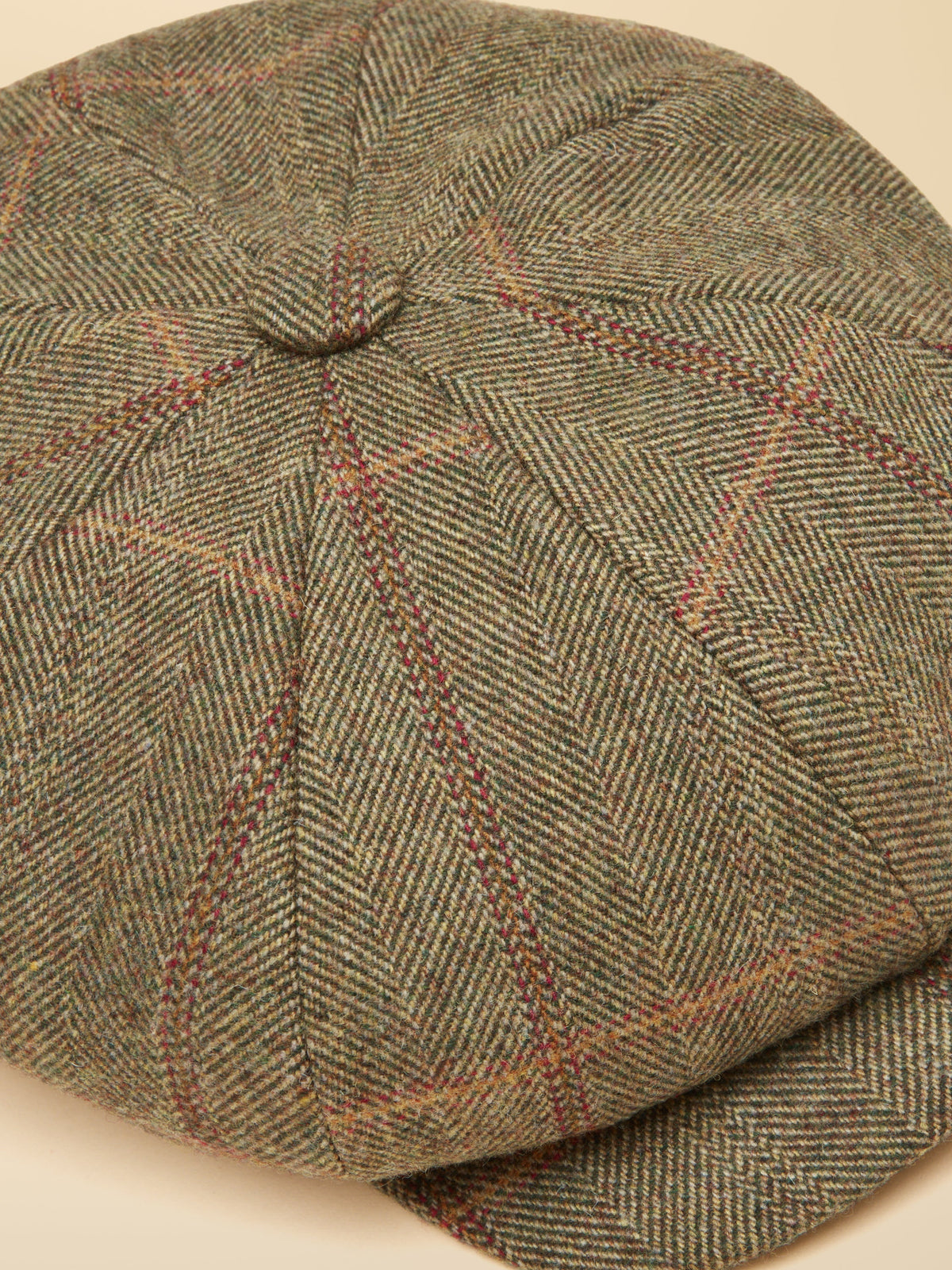 Joules Harrogate Bakerboy - Khaki Tweed
