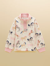 Joules Burnham Funnel Neck Sweatshirt - Cream Horse