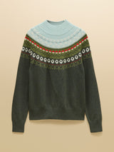 Joules Landscape Fairisle - Green