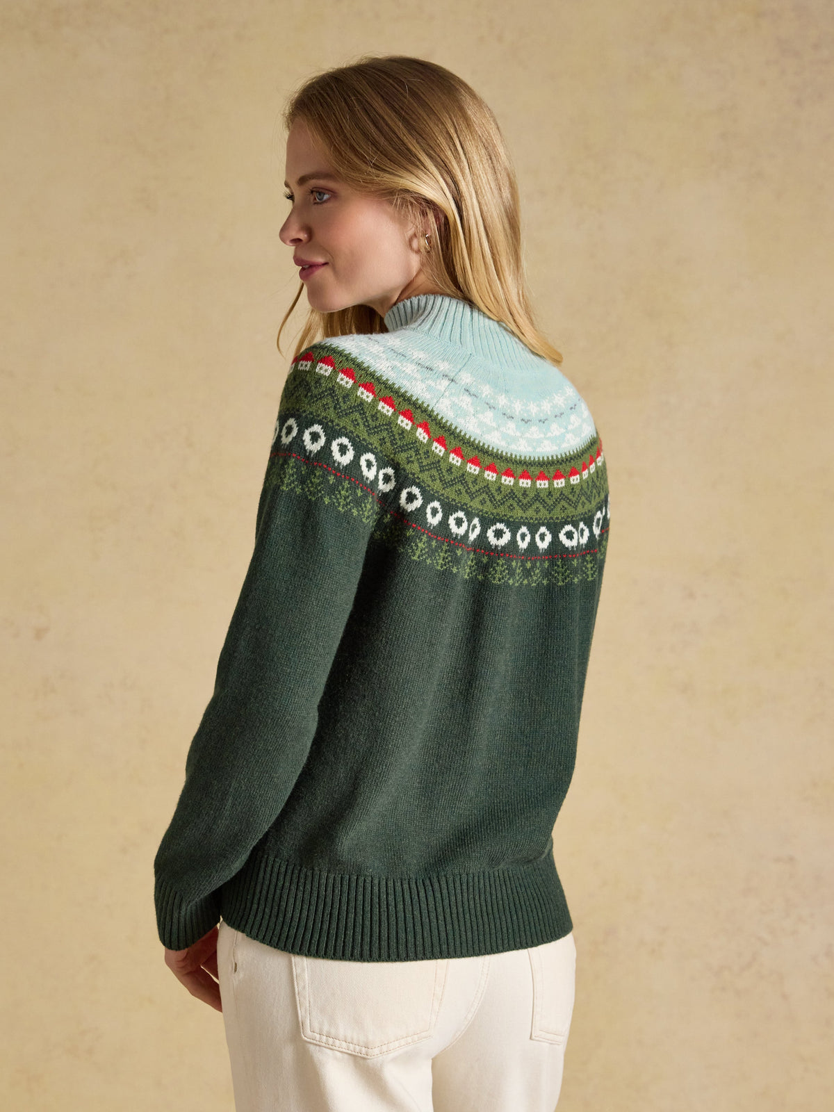 Joules Landscape Fairisle - Green