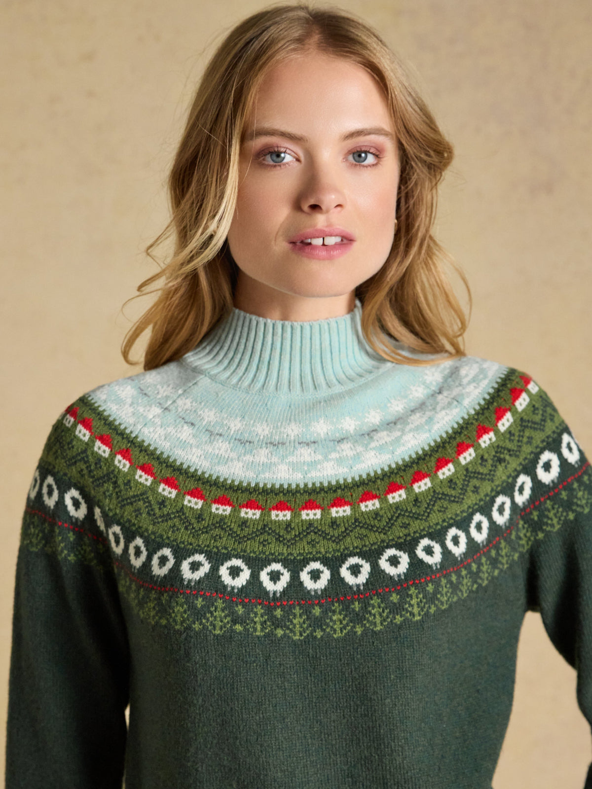 Joules Landscape Fairisle - Green