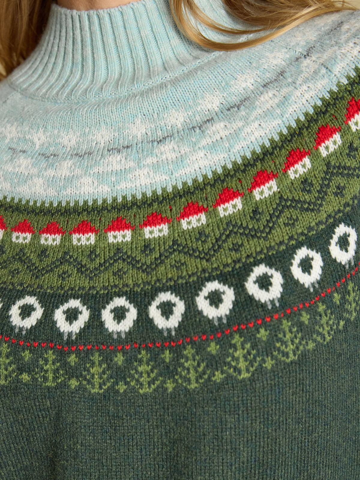 Joules Landscape Fairisle - Green