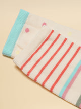 Joules Everyday Socks 2PK - Multi Stripe