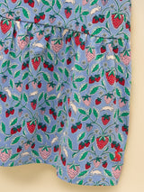 Joules Sienna Blue Strawberry Dress
