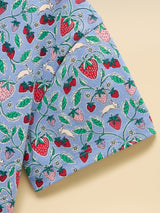 Joules Sienna Blue Strawberry Dress