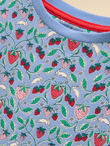 Joules Sienna Blue Strawberry Dress