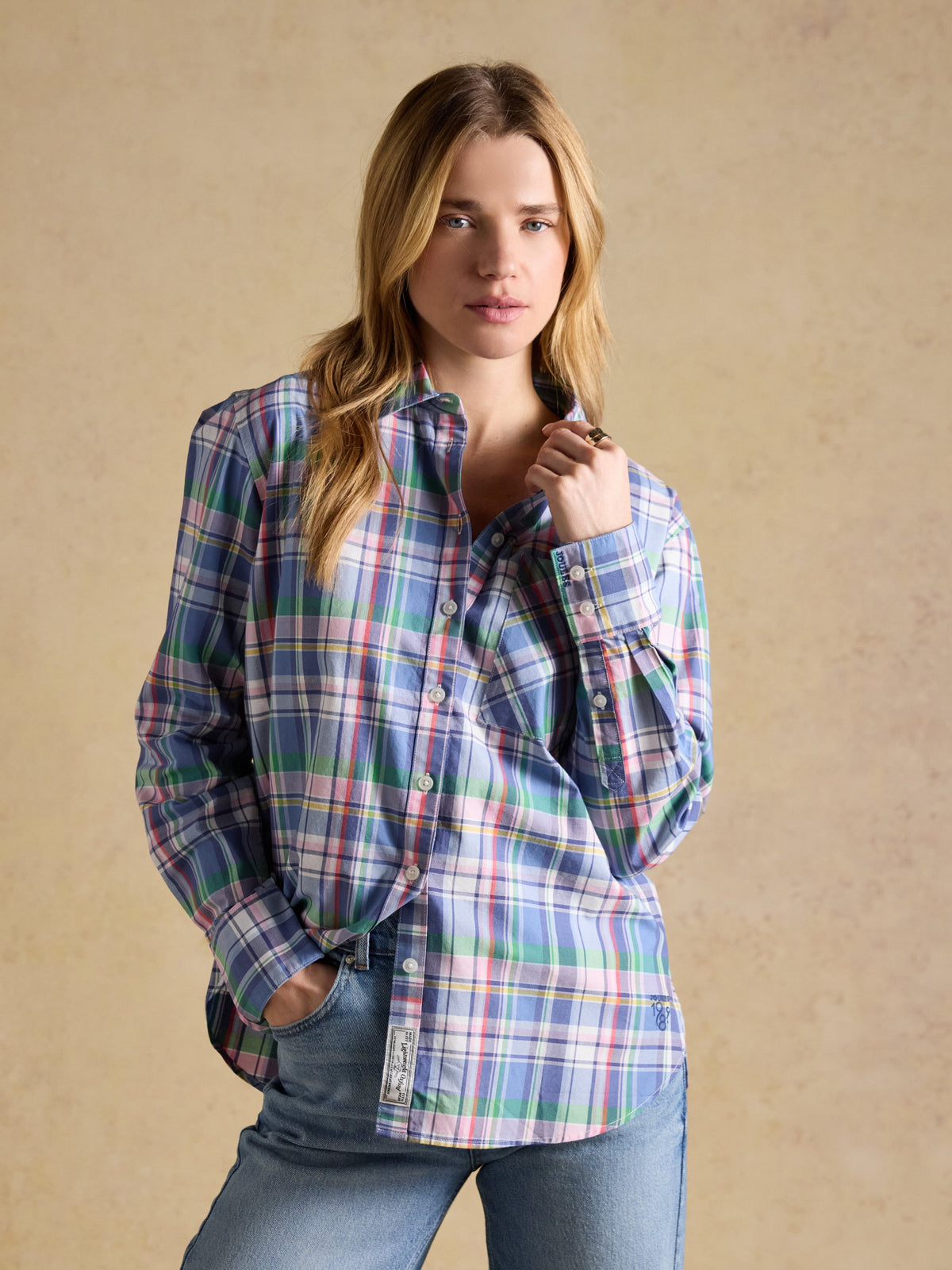 Joules Oxford Shirt - Blue Check*