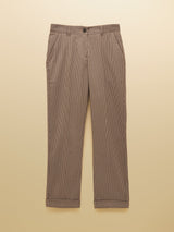 Joules Ada Trousers - Brown Dogtooth*