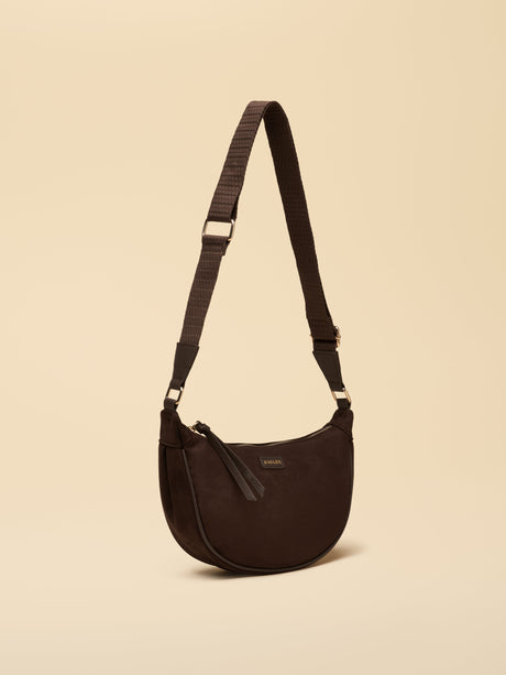 Joules Moon Bag - Chocolate Brown
