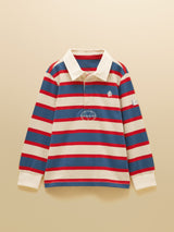 Joules Rugby Shirt - Red/Blue