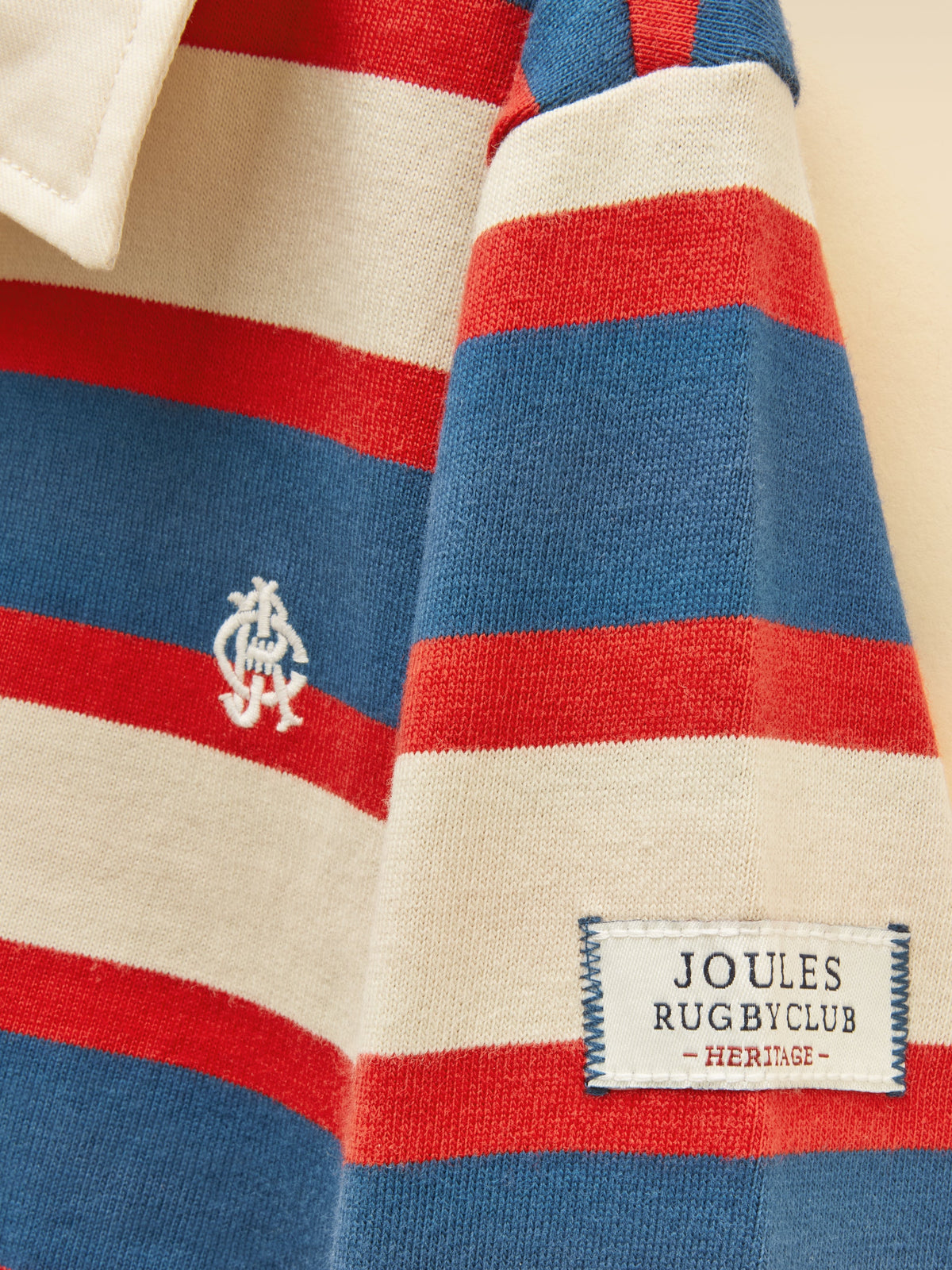 Joules Rugby Shirt - Red/Blue