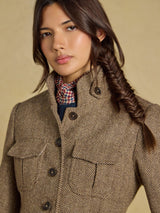 Joules Saddlebury - Brown Herringbone