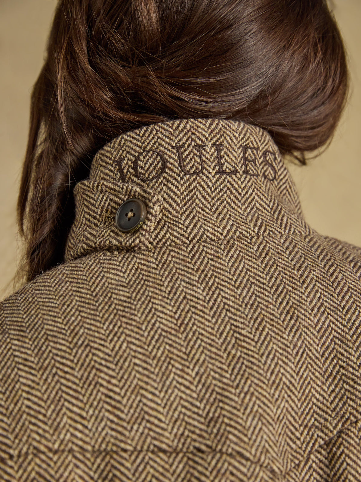 Joules Saddlebury - Brown Herringbone