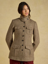 Joules Saddlebury - Brown Herringbone