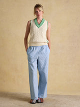 Joules Hallie Trousers - Blue Stripe*