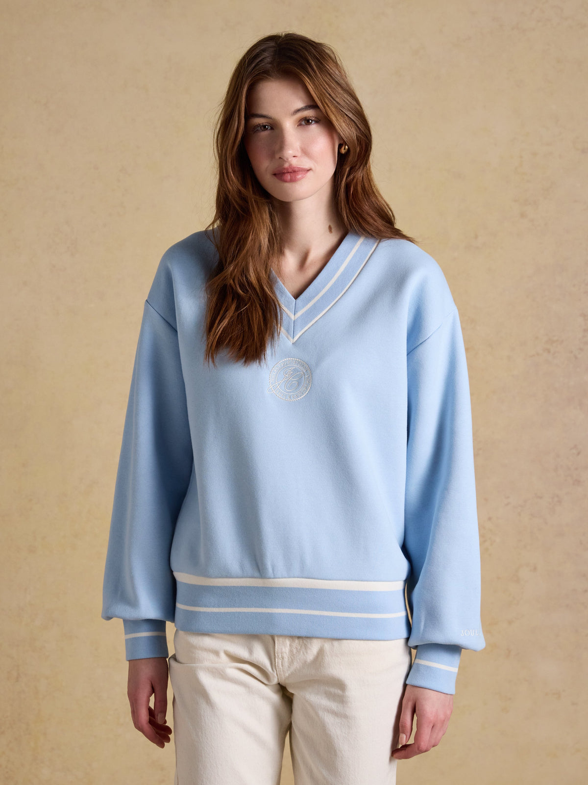 Joules Varsity Sweater - Blue