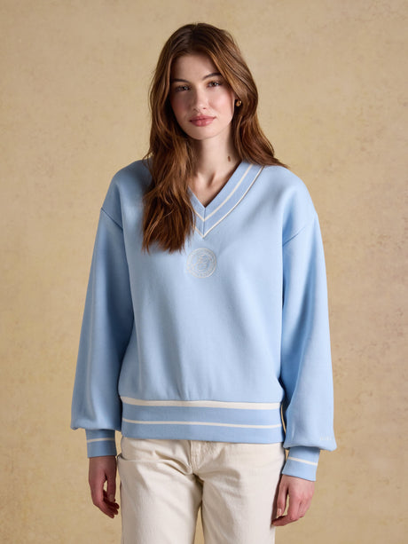Joules Varsity Sweater - Blue