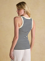 Joules Sophia Vest - Navy Creme*