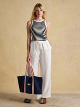 Joules Sophia Vest - Navy Creme*