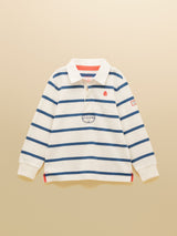 Joules Rugby Shirt - Creme & Navy